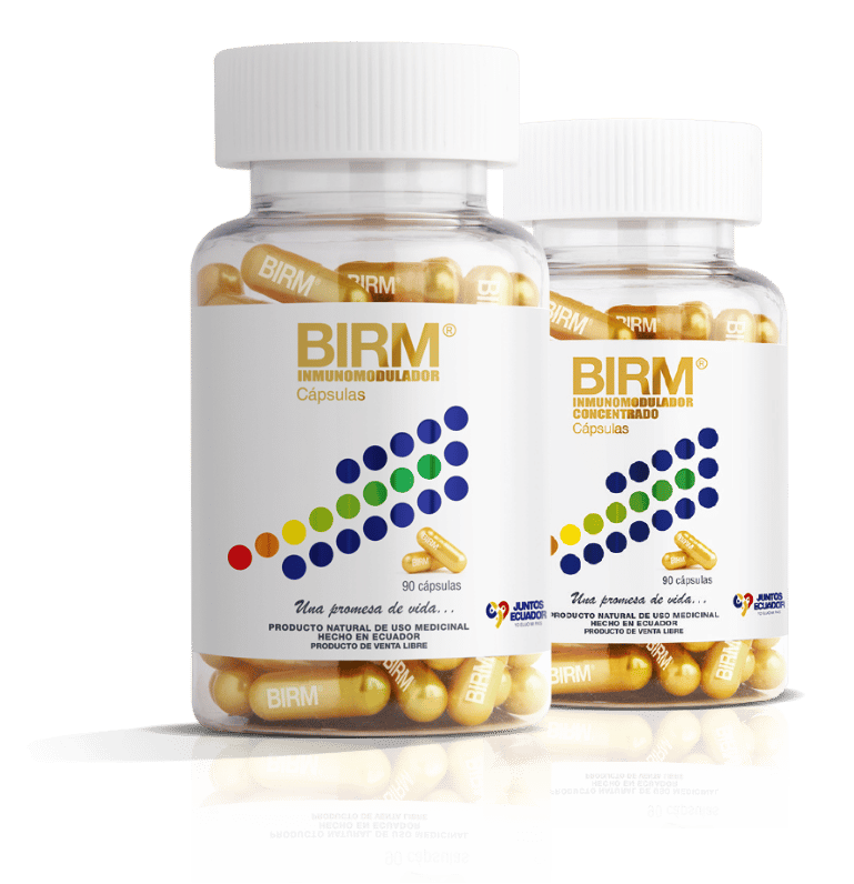Suplemento alimenticio inmunomodulador - Bote 90 cápsulas de BIRM® Perú
